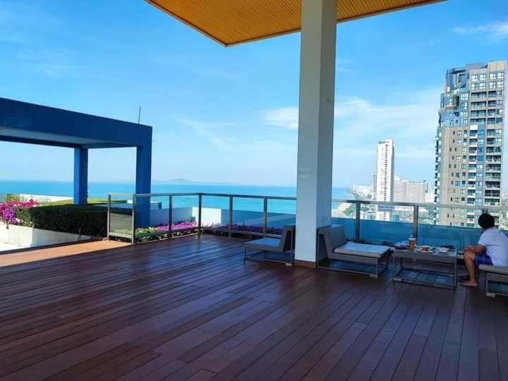 Studio Room Seaview Jomtien Exterior foto